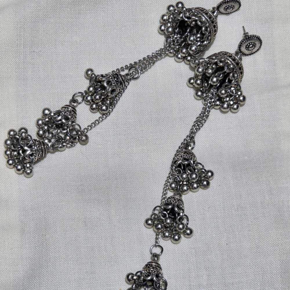 Elegant Silver Dangle Earrings